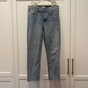 Mother Jeans the Dropout Fray size 26